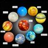 Children Eight Planets Bouncy Ball Stress Relief  Moon Solar System Education Science Decompression Squeeze Toy Teaching