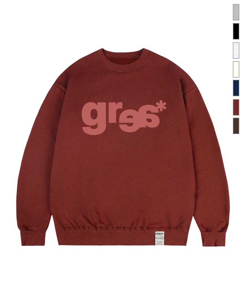GRAVER [Unisex] Grae-S Wide Sweatshirt_7 Colors