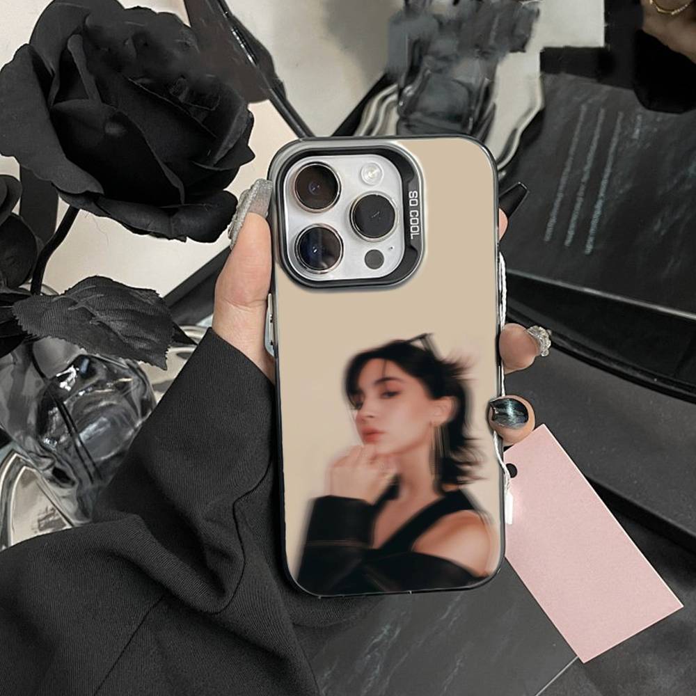 K-The Band W-Warning Phone Case For IPhone 16 17 15 14 12 13 Pro Max Black Color Shockproof Cover