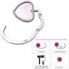 Heart Shape Folding Bag Hanger Hook  Purse Handbag Holder Table Fold Hook