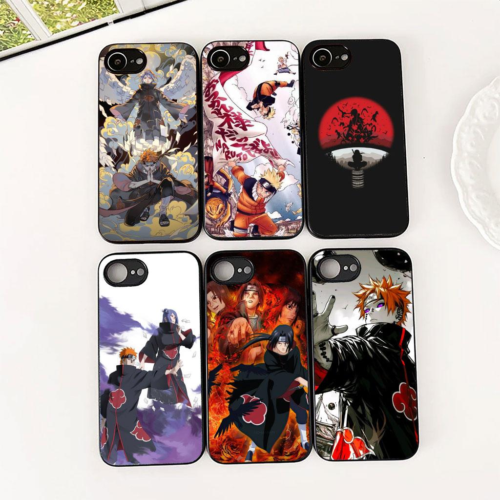 Pain Akatsuki Narutos Uchiha Itachi Silicone Phone Cover for Apple iPhone 17 Air 12 13 Pro Max Mini ProMax 7 + 8 Plus Soft Case