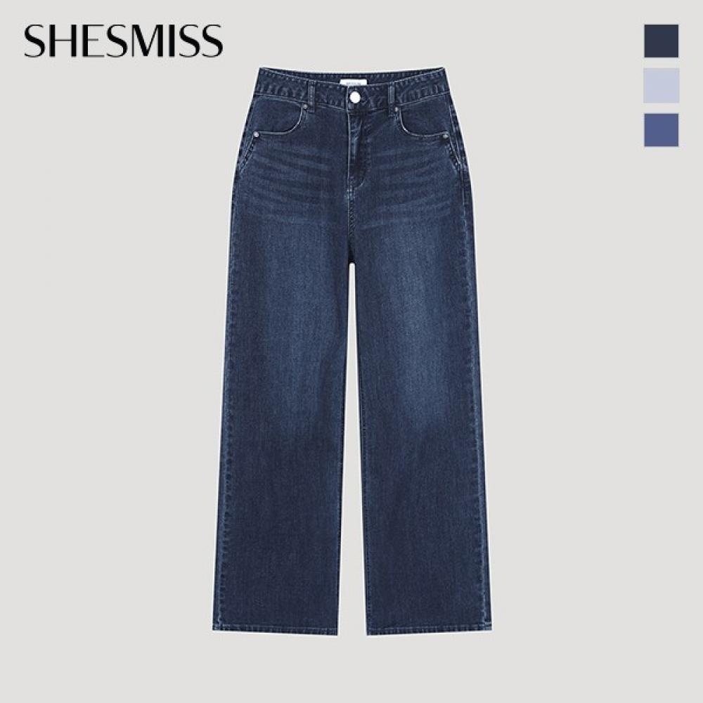  Прямые джинсовые брюки Shismiss Washing Ssmslo22070