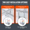 SucceBuy Boat Trailer Guide 2PCS Rustproof Galvanized Steel Trailer Guide ons Trailer Guides with PVC Pipes for Boat