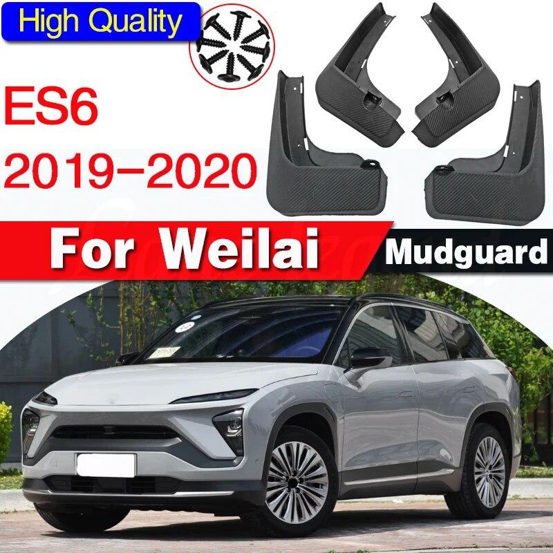 FOR NIO Weilai ES6 Mudguard Fender Mud Flap Guards Splash Mudflaps Car Accessories Auto Styline Front Rear Mudguards