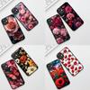 Чехол для Xiaomi Poco C75 C65 C85 X7 X6 M8 F7 F8 Ultra F6 Pro Корпус Чехол для телефона Красная Роза Элегантный Цветок Розовый Пион