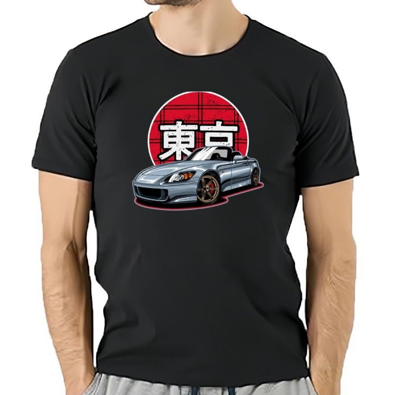 Camiseta Con Estampado De Animales Para NiñOs S2000 S2k Jdm Tokyo Tuner Stance Te37 Ropa GráFica De Gran TamañO