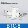 1Pcs 4mm 6mm 8mm Hand Valve Pipe Fitting Manual Ball Valve Durable Pneumatic Valve
