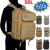 Camouflage Army Backpack Men Military Tactical Bags Assault Molle Backpack Hunting Trekking Rucksack Waterproof Bug