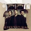 Popular TV Show Supernatural 3D Print Luxury Bedding set Printed Duvet Cover Pillowcase Single Double Queen Super King Size Sets