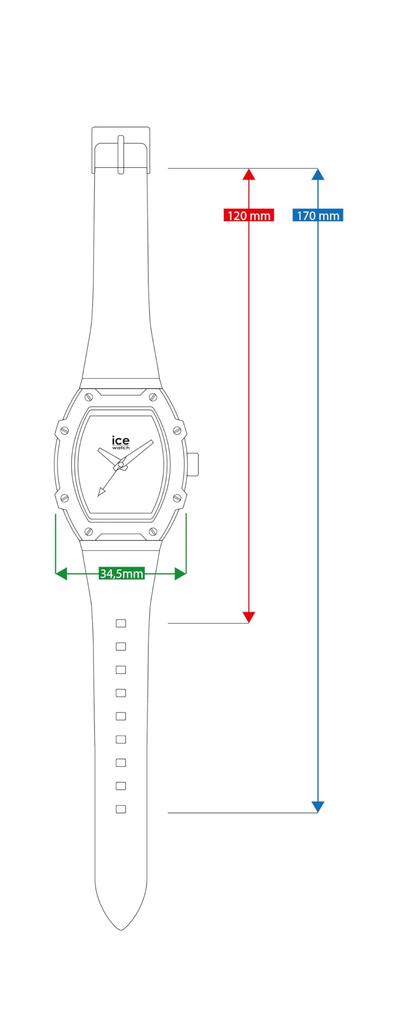 Ice Watch Genuine Ice Boliday Gray Shades 022862 Силиконовый ремень [Ice Watch] Женский многофункциональный