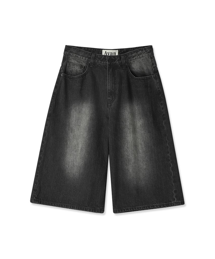 AVANDRESS Amg Denim Shorts Deep Blue