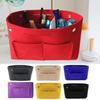 Women Handbag Insert Bag with Multi Pockets Large Capacity Portable Tote Bag Makeup Organizer Bag Insert Pocket for Grocery Bag Commute Shoulder Bag