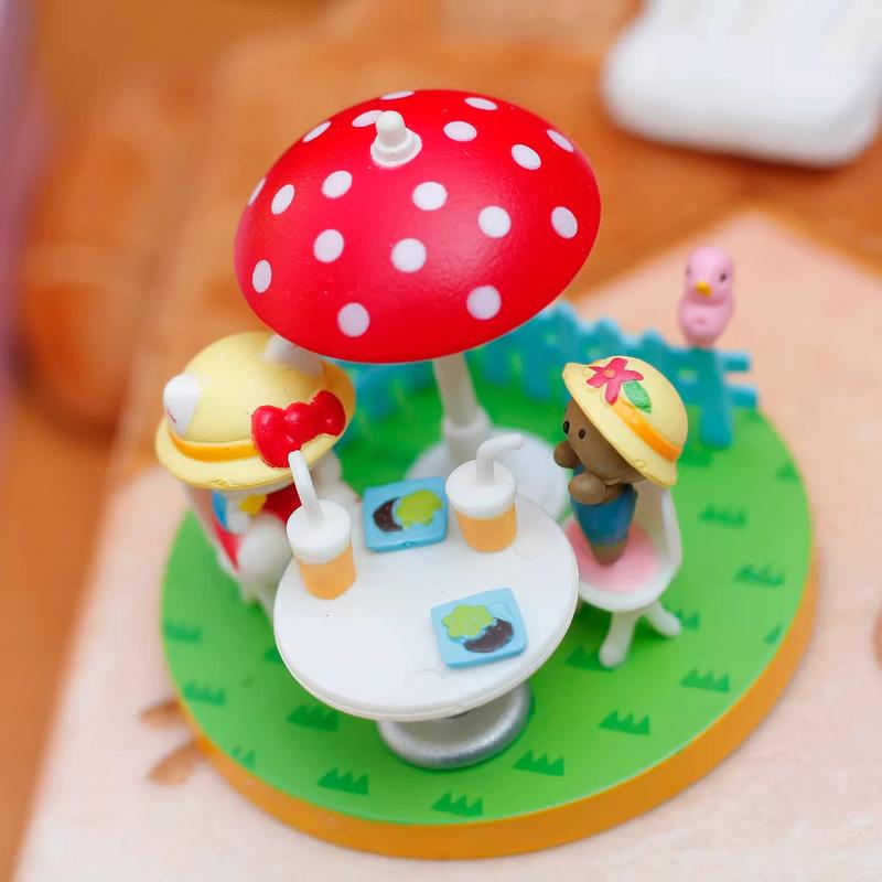 Stock New Kt Cat Worker Figurines Miniature Scenes es Toys Desktop Ornaments Surprise Gifts For Girls' Birthdays