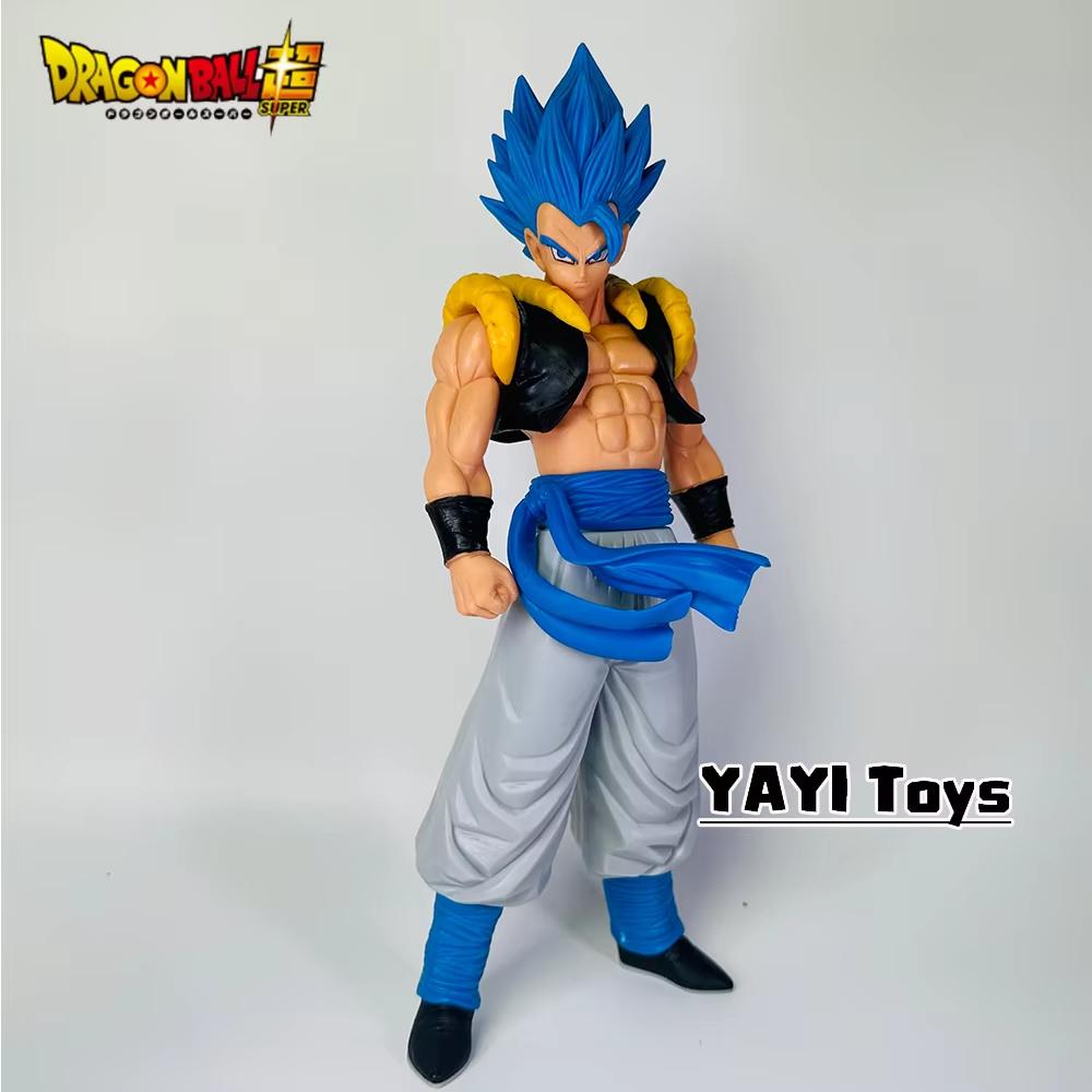 31CM Anime Z Super Saiyan Blue Gogeta PVC Action Figure Model Toys Desktop Decoraction Children Birthday Gift