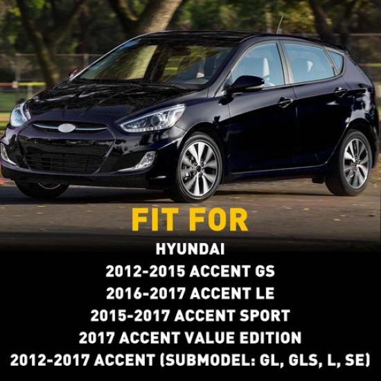 Exterior Door Handle For 2012-2016 Hyundai Accent Front Driver Primed Plastic