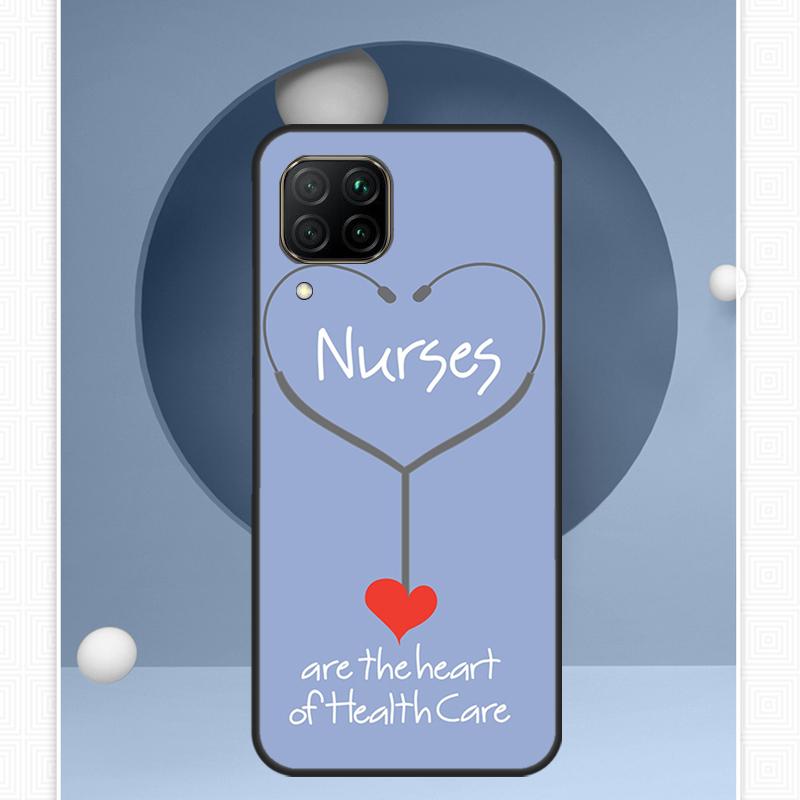 Чехол для Huawei Nova Y91 Y60 Y70 Y72 Y90 Y61 12s 12i 11i 8i 10 9 SE P20 P40 Lite P30 P60 Pro с рисунком 'Медсестра Медицина Здоровье'