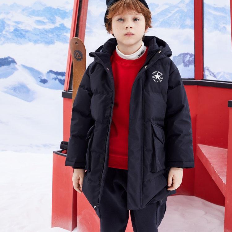 Converse Kids Padded Jackets Hooded Moderate Unisex CV2342176GS-002