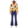 Xinbo Yuan Toy Story 4 Woody Cosplay Full Set Cosplay Costume Cowboy Police Chief Men's Clothing in Stock