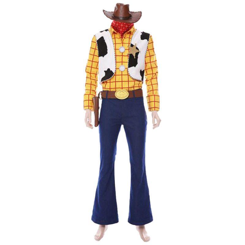 Xinbo Yuan Toy Story 4 Woody Cosplay Full Set Cosplay Costume Cowboy Police Chief Men's Clothing in Stock