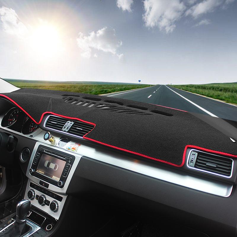Чехол на приборную панель автомобиля, защитный коврик от ультрафиолетового излучения, нескользящий коврик для Volkswagen VW Passat B6 2005 2006 2007-2012 CC 2009-2013