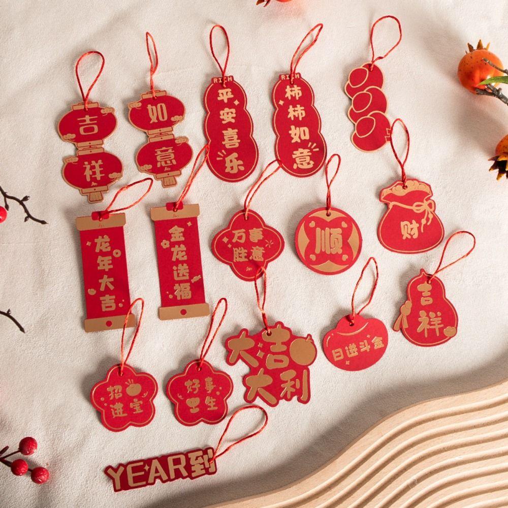 Decorative New Year's Blessing Pendant Chinese Style Lunar New Year Hanging Ornament Wedding