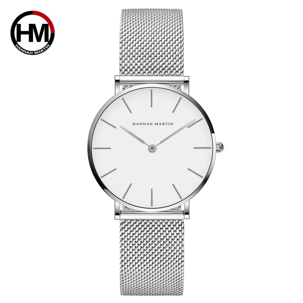HANNAH MARTIN 36mm Ice Blue Women's Bauhaus Watch