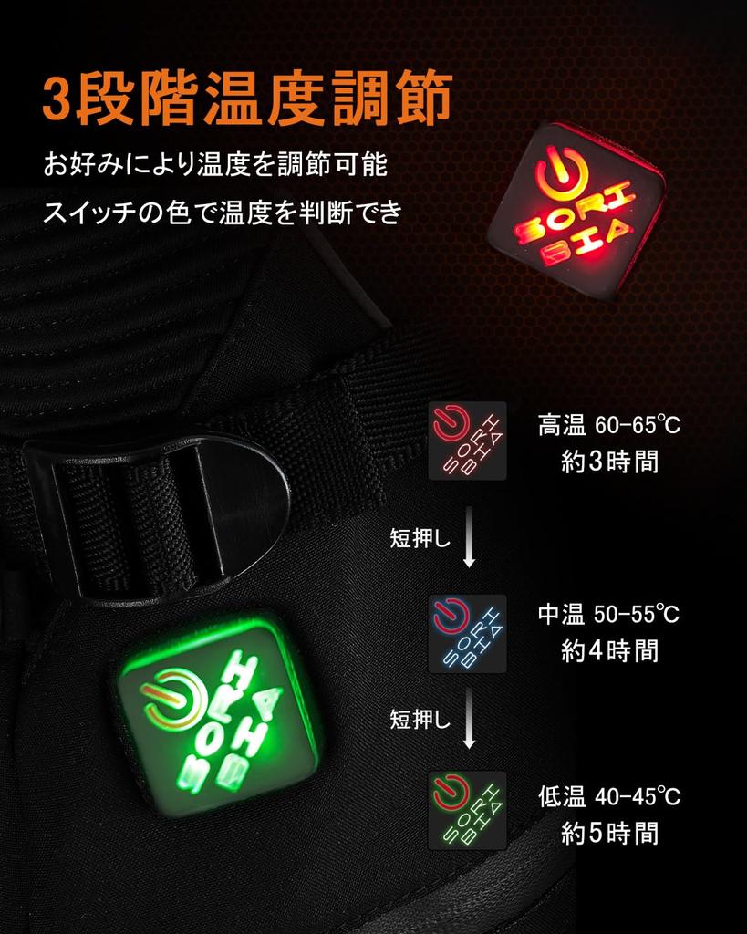 Heated Motorcycle Gloves with Two Heated Gloves and One Power Two Power Supply Smartphone 3 Temperature Fleece for Outdoor and Winter Size Cord,