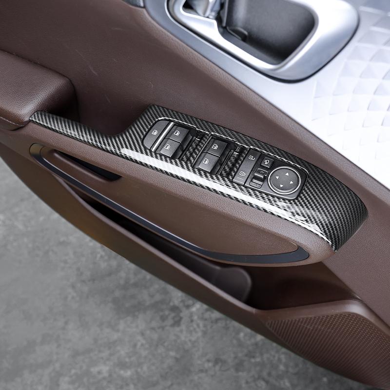 Для Kia Soul -2025 Накладка на кнопку стеклоподъемника Панель-наклейка из АБС-пластика на подлокотник двери автомобиля Отделка кнопки стеклоподъемника Аксессуары для интерьера LHD