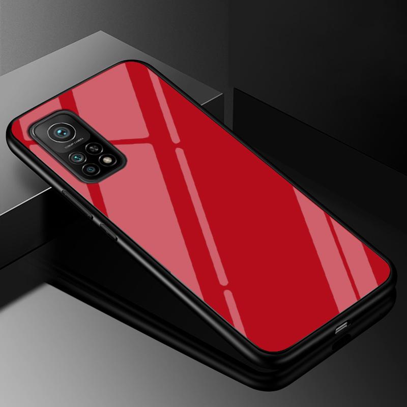 Закаленное Стекло Чехол для Xiaomi mi 10T Pro Чехол Жесткий Чехол для Xiaomi mi 10T 10 T Lite POCO X3 Pro NFC Чехол для Телефона ТПУ Бампер