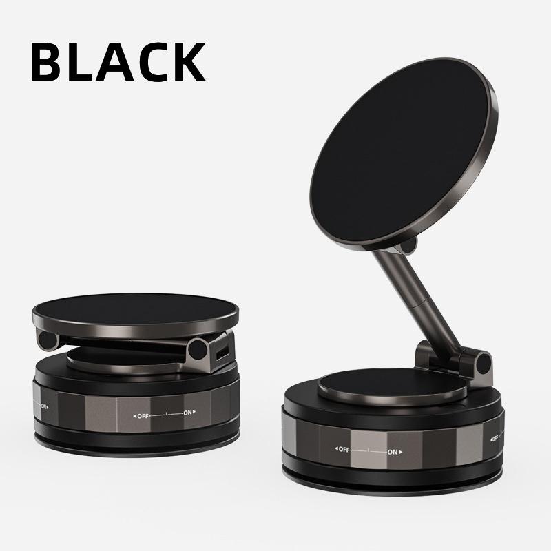 New 360 Degree Rotating Magnetic Mobile Phone Holder Stand Vacuum Suction Cup Strong Magnetic Adsorption Car Phone Stand Mount