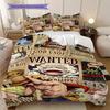 Anime One Piece Soft Comfortable Duvet Cover, Children's Bedding Set Gift, Various Sizes Available LXR175