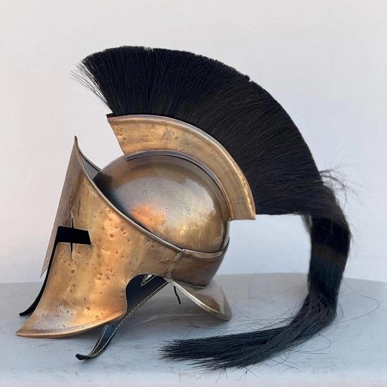 Spartan Helmet for Role Play King Leonidas Helmet 300 Movie Great Spartan Warrior Helmet
