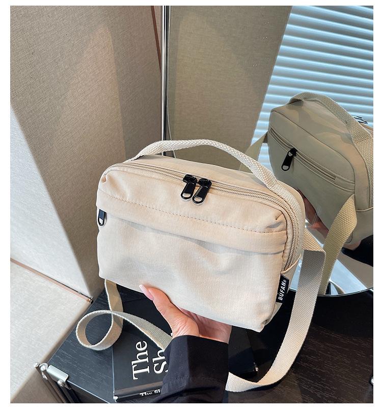 Женская легкая нейлоновая сумка кроссбоди - Компактная повседневная сумочка для поездок на работу и выхода в свет