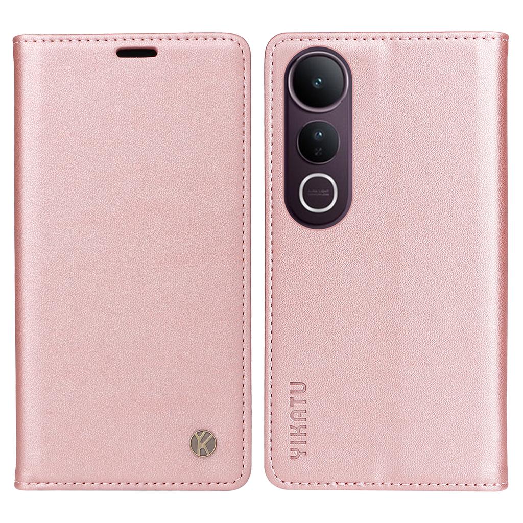 Для vivo V50 Lite 5G Чехлы для телефонов YIKATU Магнитная застежка PU кожа Мобильная обложка