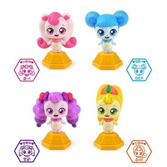 Поймать Тинипинг фигурку похвалы штамп игровой набор, красный, синий, желтый..., 1 набор, популярный персонаж в Корее