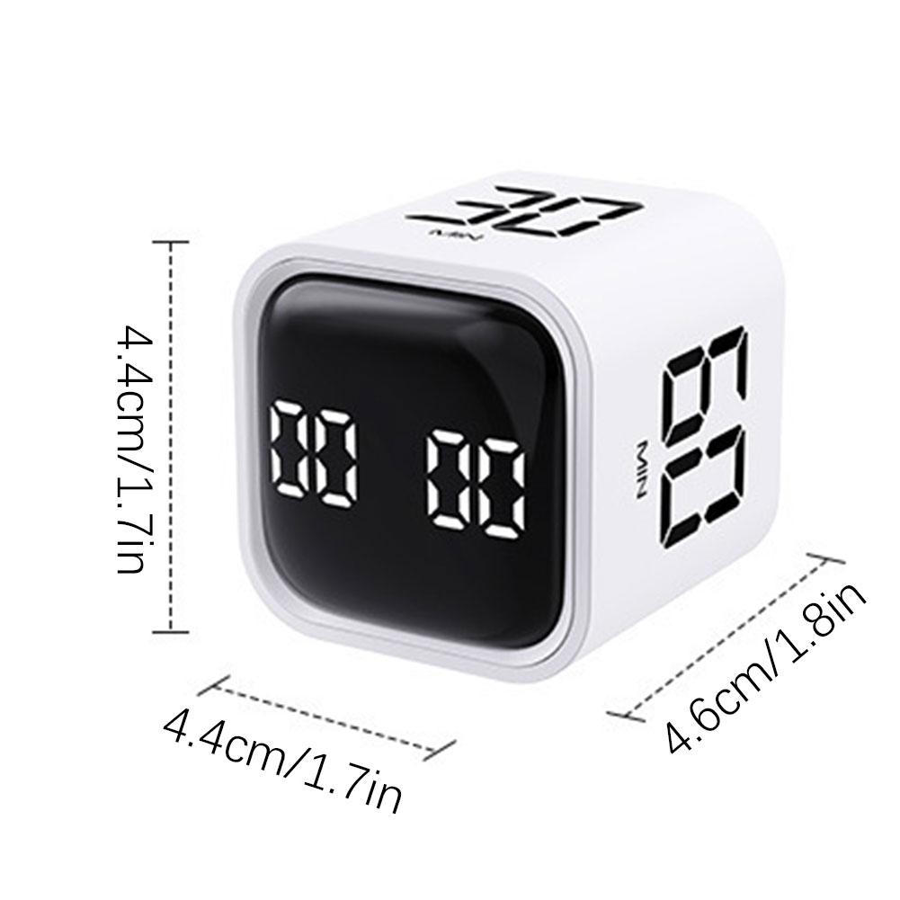 Производительность Куб Таймер Датчик гравитации Переворачивающийся светодиодный дисплей 4 предустановленных времени Часы Двойные режимы Обратный отсчет Кулинарное исследование Цифровой таймер