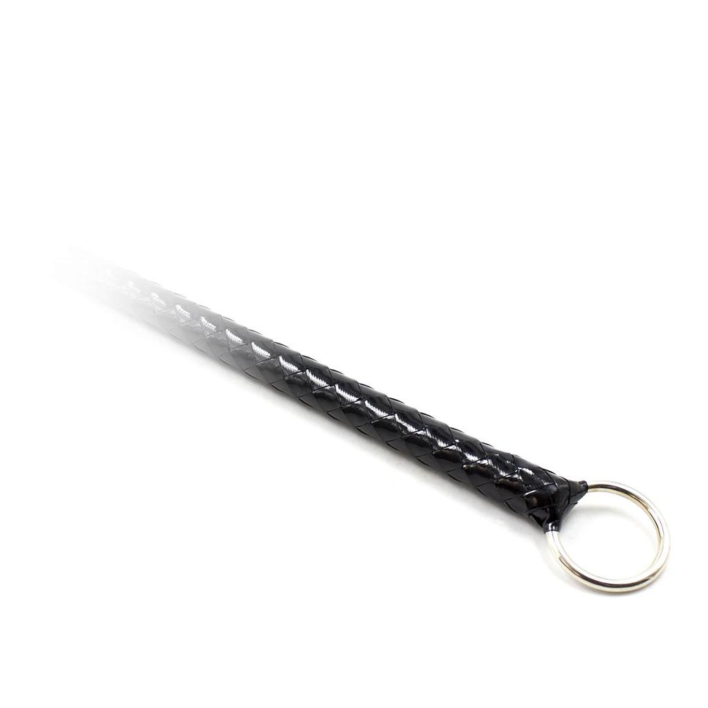 VaHppy Черный ПУ Глянцевый БДСМ материал SM игрушки процесс плетения длинный кнут для порки товары для взрослых сценический реквизит королевский стиль