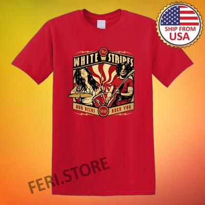 The White Stripes Мужской красный размер S-5XL