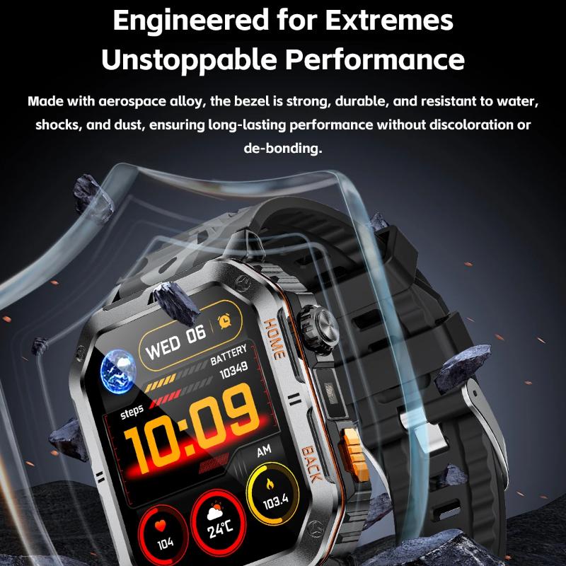 2025 New 1000mAh Battery, High-Definition AMOLED Screen, IP68 Waterproof And Bluetooth Call Are Suitable For Android Smartwatches