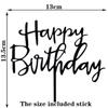 10PCS Happy Birthday Cake Topper Acrylic Letter Cake Topper Party Supplies Happy Birthday Cake Decorations