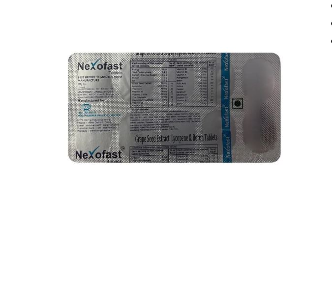 Nexo Fast Tablet 10 Tablets Strips