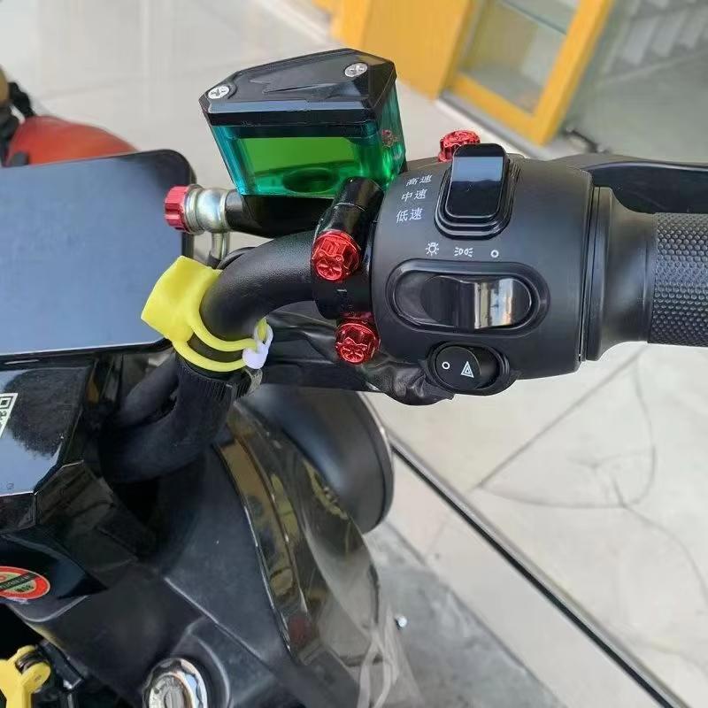 Набор из 30 штук! Крышки-гайки для болтов головки мотоцикла - Хромированные декоративные крышки для Yamaha, Kawasaki - Стильные шестигранные колпачки для болтов и многое другое!