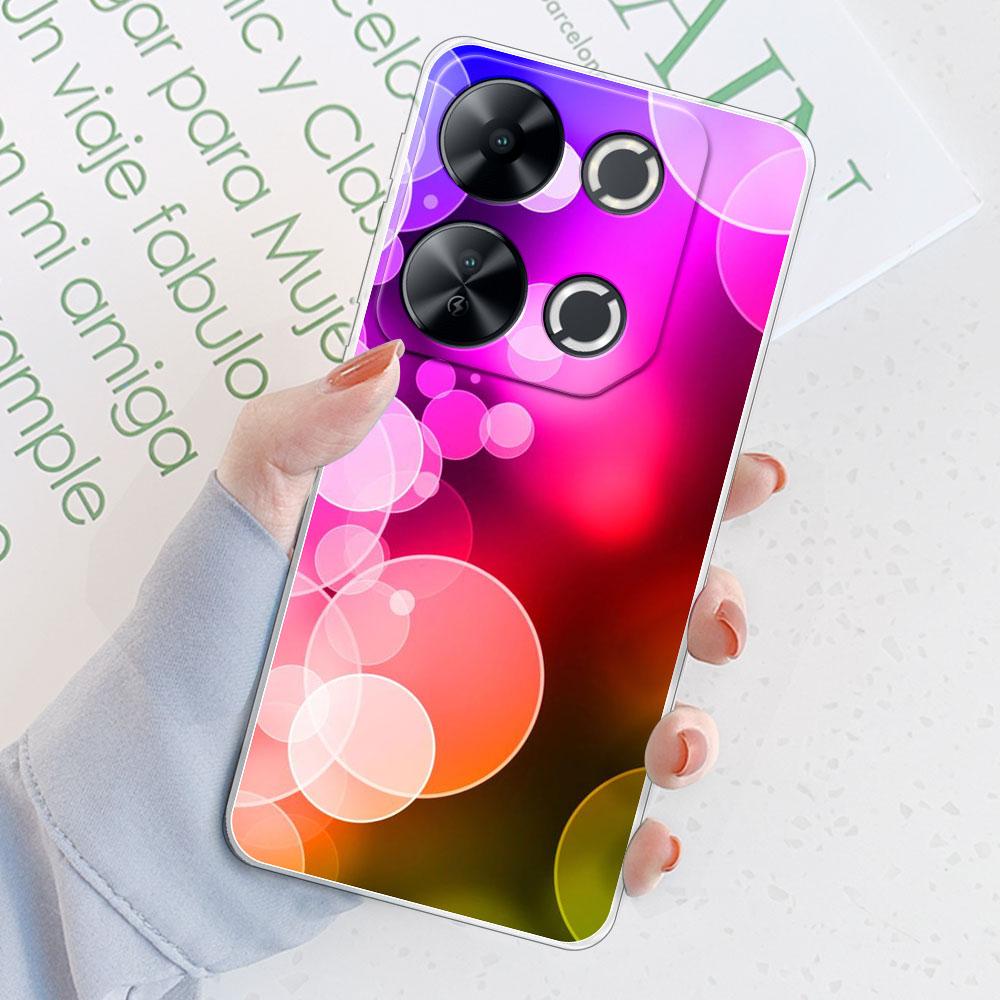 Чехол для Itel P65, задняя крышка для Itel P65 P671L 2024, противоударный прозрачный мягкий силиконовый чехол для телефона ITEL P65 P 65 ITELP65 Coque
