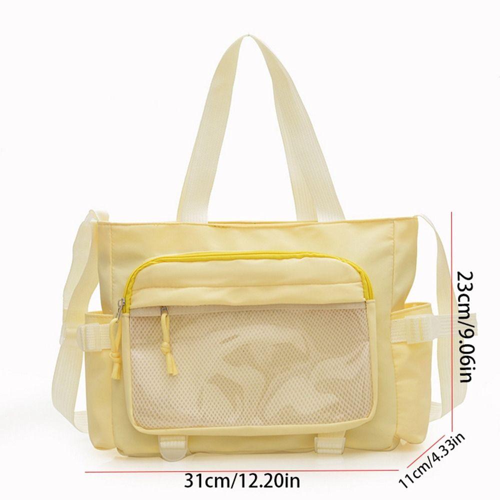 Japanese Style JK Shoulder Bag Large Capacity Lolita Handbag Lovely Canvas Tote Bag  Girls