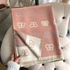 Autumn and Winter New Imitation Cashmere Jacquard Thick Scarf Women's Versatile Fashion Big Shawl Warm Scarf