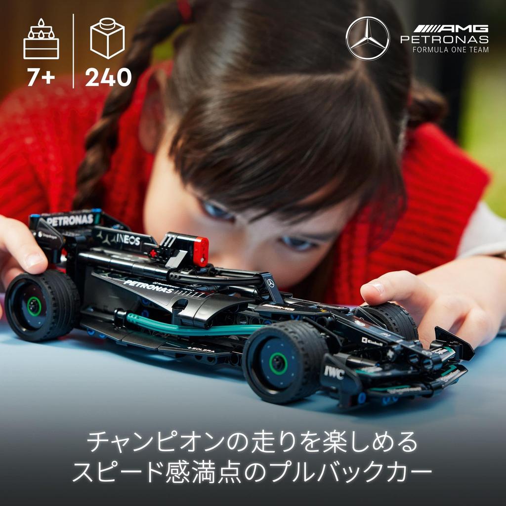 LEGO Technic Mercedes-AMG F1 W14 E Performance Игрушка с механизмом обратного хода Подарок на День Рождения Конструктор Мальчики Девочки Дети 7 лет 8 лет 9 лет