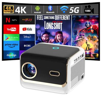 2026 Новый K8 1920x1080 Android 9.0 5G WIFI Full HD 1080p Проектор