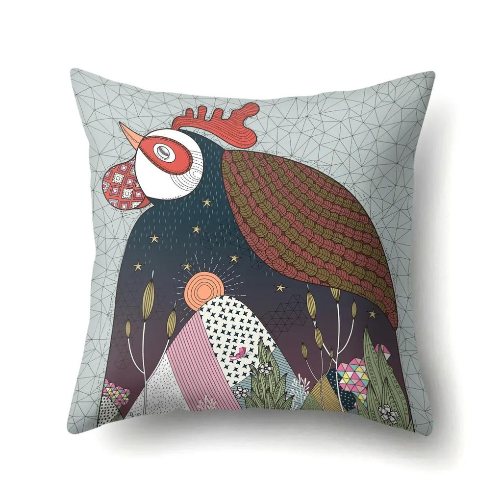 Animal Single Pillowcase Office  Waist  Sofa