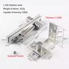 1Set Heavy Stainless Steel Hinged Door Connector Drawer Furniture Cabinet Accessories  Silvery Hinge Hardware