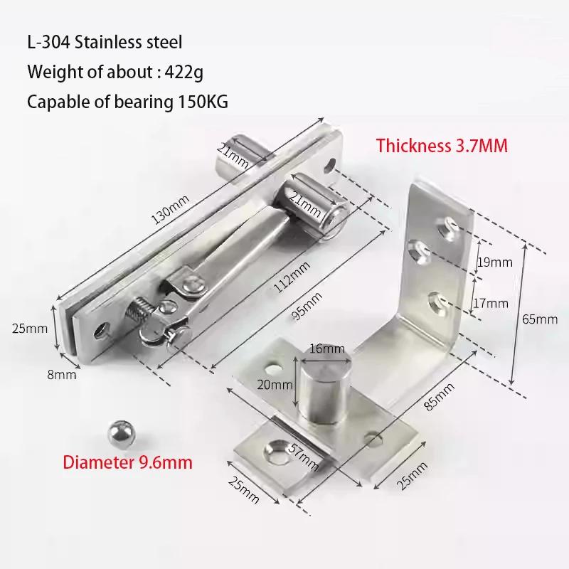 1Set Heavy Stainless Steel Hinged Door Connector Drawer Furniture Cabinet Accessories Silvery Hinge Hardware